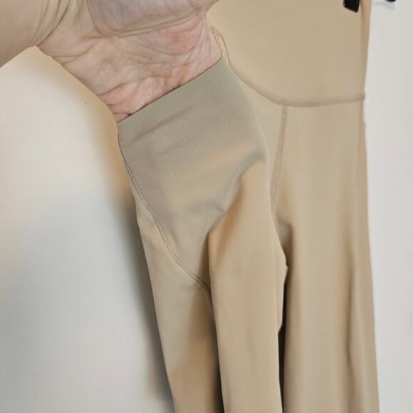 Joja Pocket Spin‎ Workout Leggings Sand Beige 26" Inseam Yog Pants Size Small - Picture 9 of 12